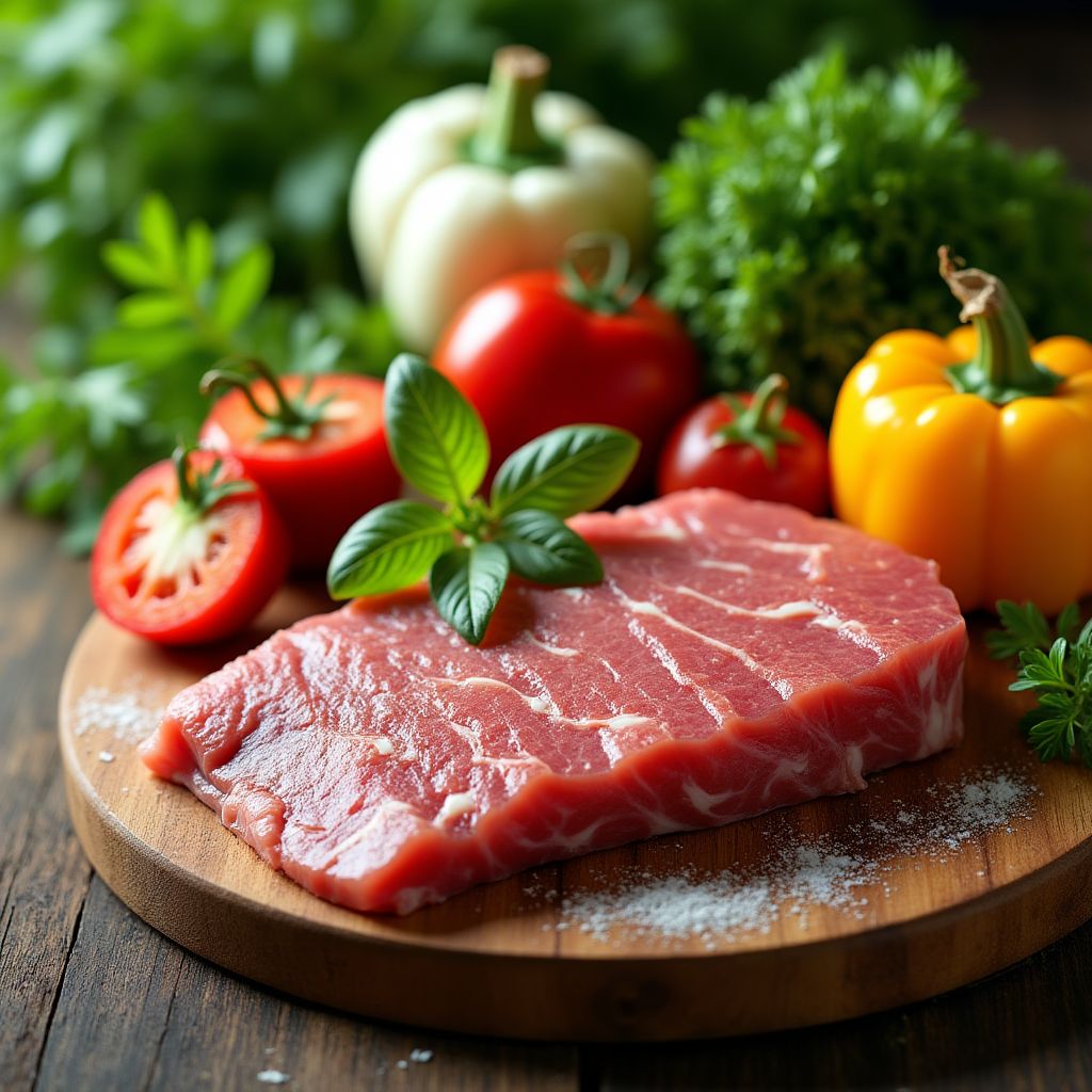 Fresh local ingredients used in Australian fast food preparation